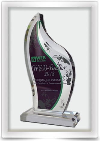 Награда международного конкурса WEB Realtor.ru 2013