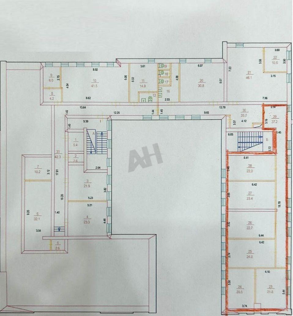 Аренда помещения (ПСН) пл. 172 м2 под ломбард, магазин, нотариуса,  турфирму, офис, фотостудию на ул Мещанская метро Сухаревская