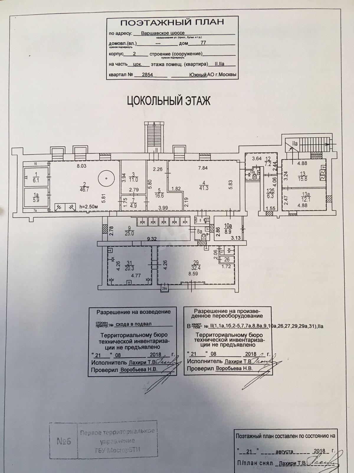 Аренда помещения (ПСН) пл. 450 м2 под бытовые услуги, отель, гостиницу,  хостел, рабочее место, салон красоты, парикмахерскую, сауну на Варшавском  шоссе метро Варшавская