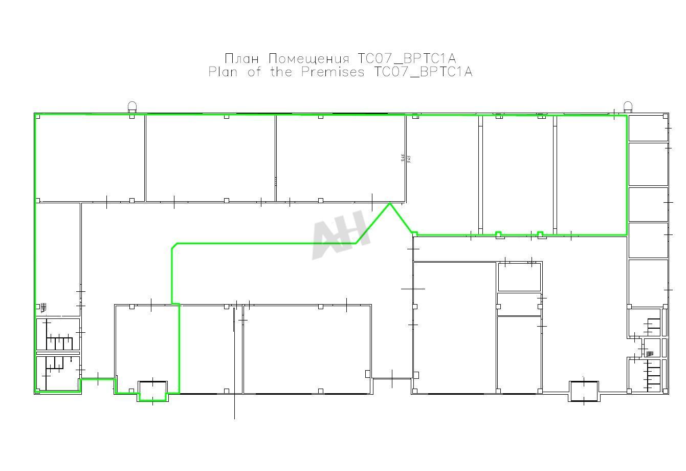 Аренда помещения (ПСН) пл. 1095.1 м2 под автосалон, шоурум в бизнес-центре  класса А в Химках Ленинградское шоссе